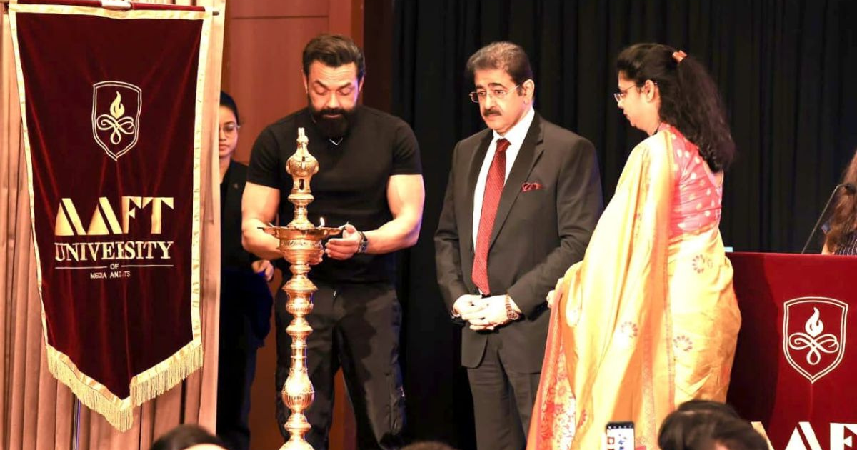 Renowned Actor Bobby Deol Inaugurates the 2023 Academic Session at AAFT University, Raipur